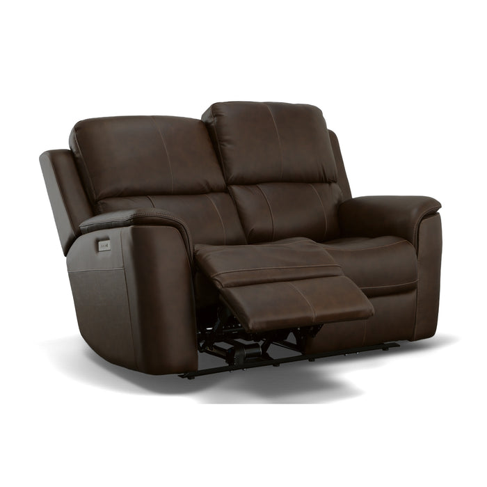 Henry Triple Power Fully Loaded Reclining Loveseat ON DISPLAY IN SHOWROOM
