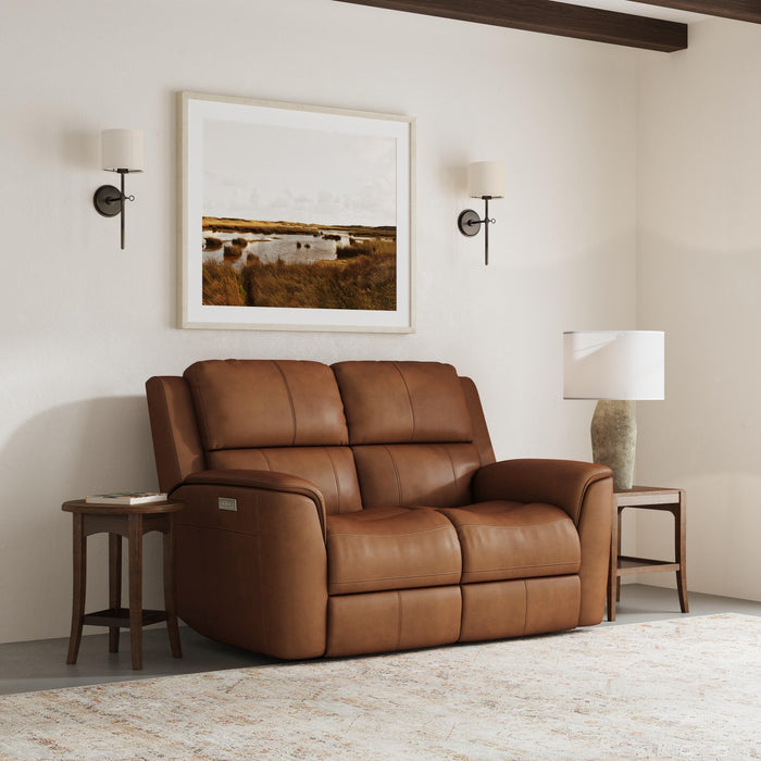 Henry Triple Power Fully Loaded Reclining Loveseat ON DISPLAY IN SHOWROOM