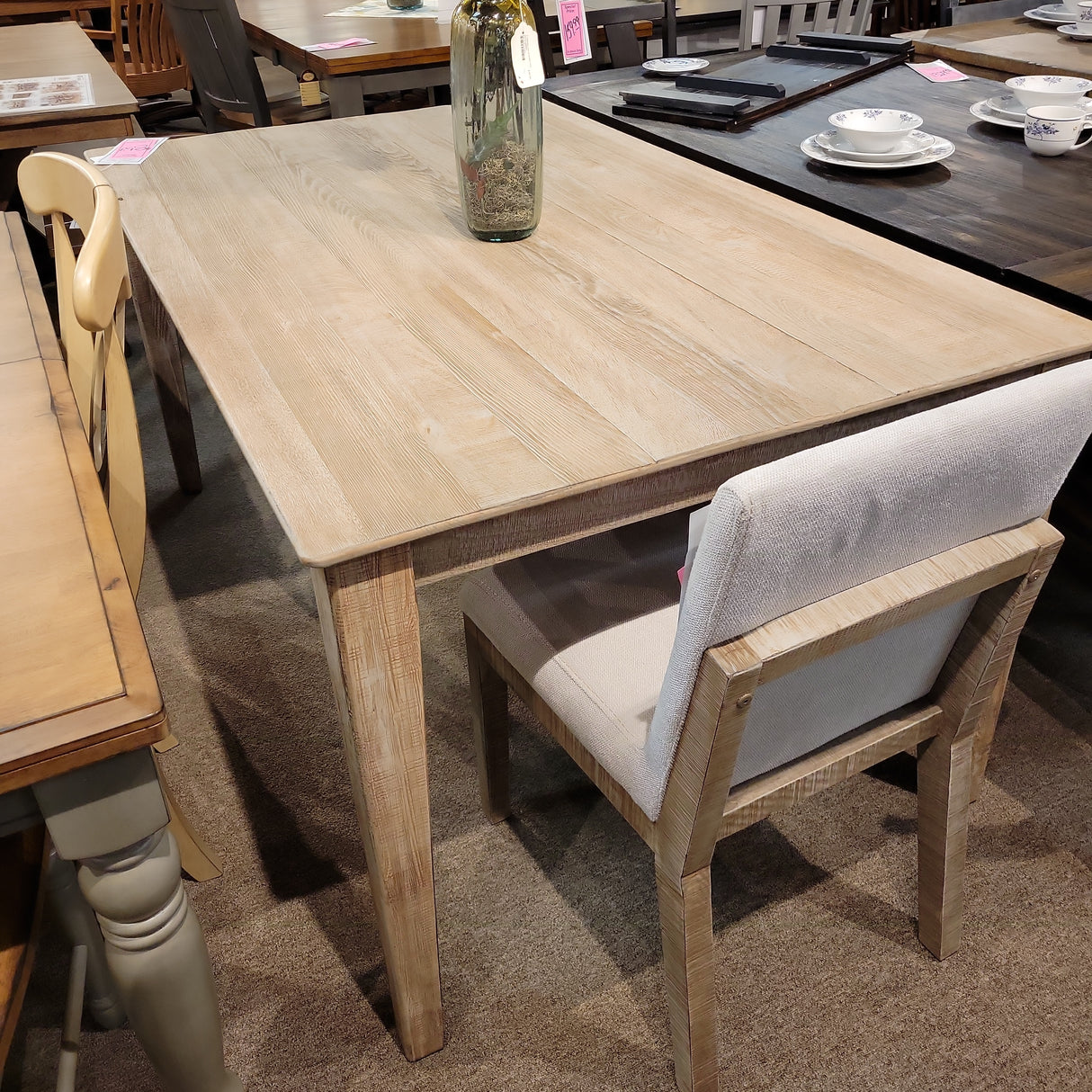 5pc Set SAHARA RECTANGULAR DINING TABLE and 4 Chairs