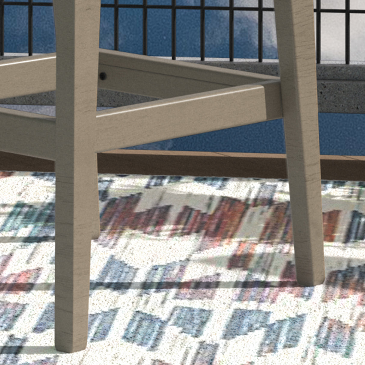 Homestyles Outdoor High Bistro Table and Two Stools 5675-35-87D