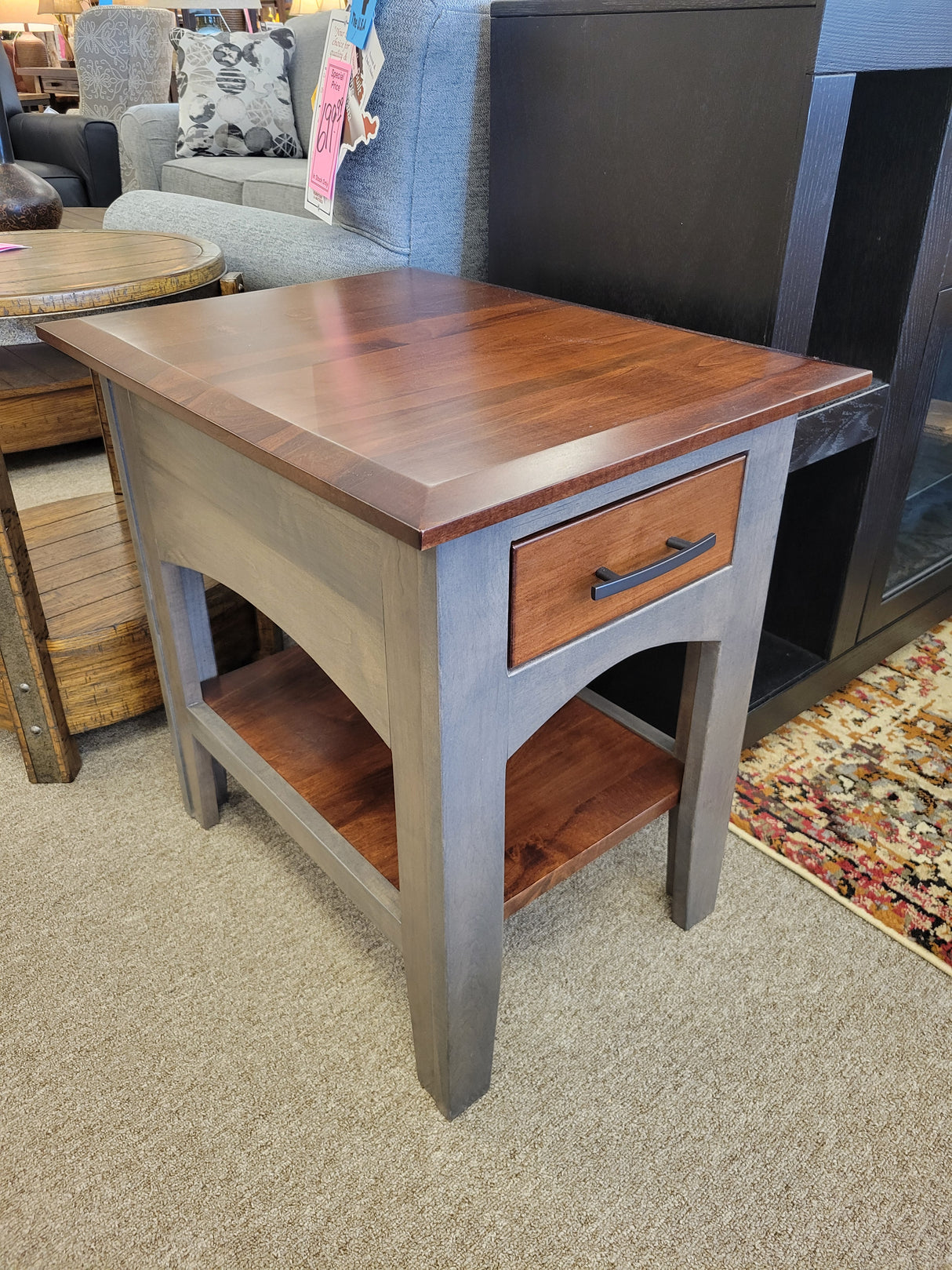 Stone Lake 1 Drawer Small End Table