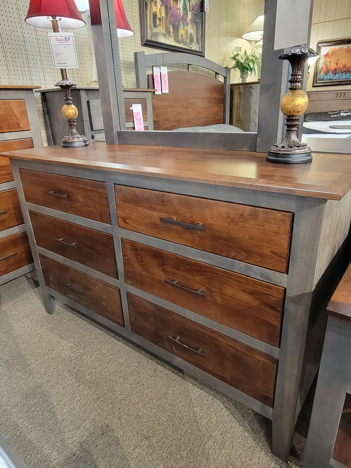 Stone Lake 6 Drawer Dresser