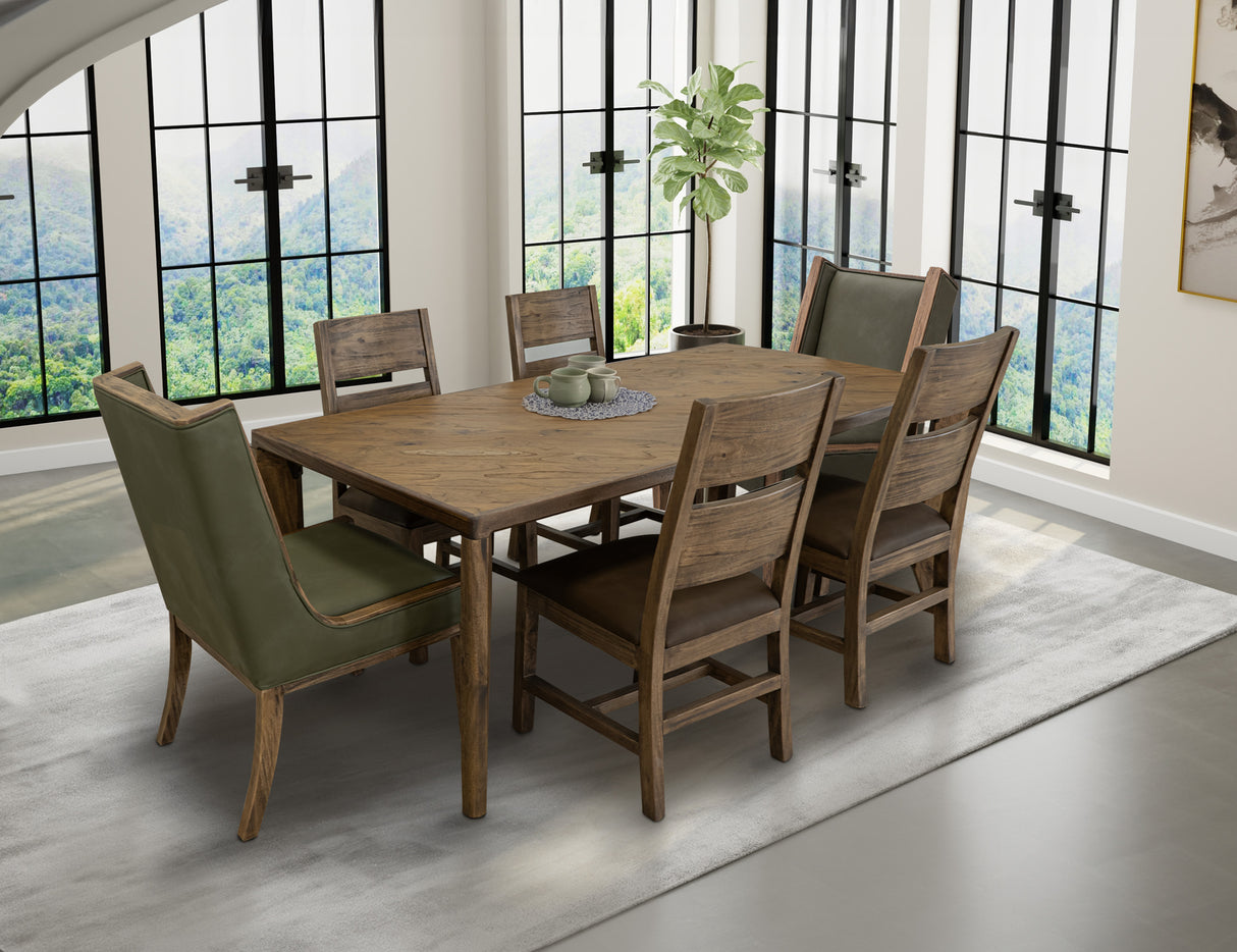 Natural Teca 79" Dining Table