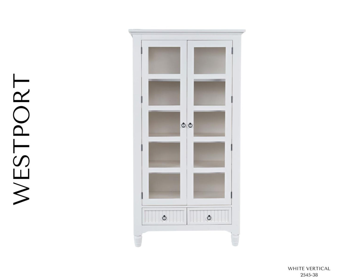 Westport White Tall Cabinet