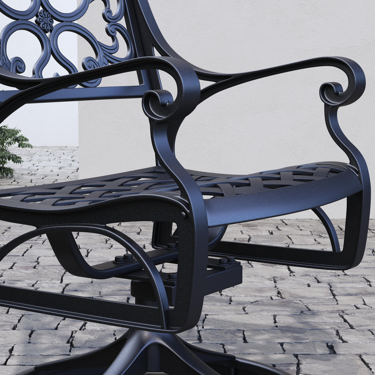 Homestyles Outdoor Swivel Rocking Chair 6654-53