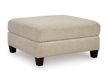 Oversized Accent Ottoman Steelwater Retreat Latte