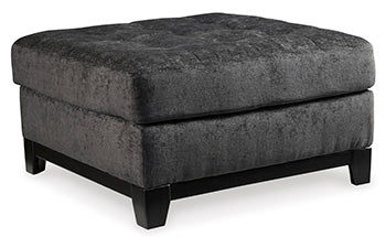 Oversized Accent Ottoman Reidshire Steel