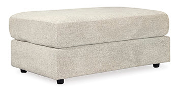 Oversized Accent Ottoman Soletren Stone