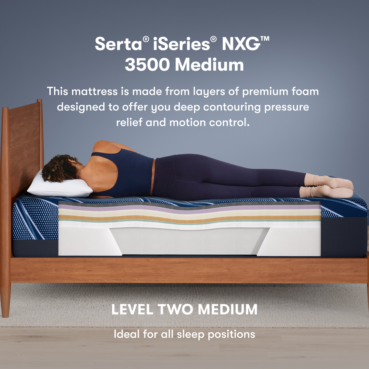 Serta® iSeries® NXG™ 3500 Medium Foam