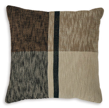 Pillow (4/CS) Adrielton Black/Brown/Tan