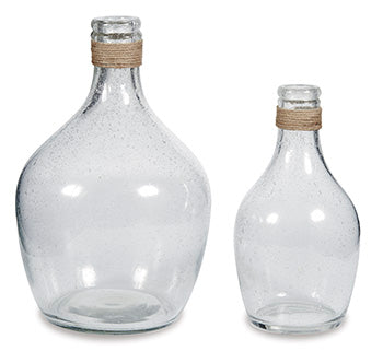 Vase Set (2/CN) Marcin Clear