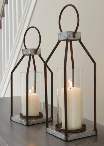 Lantern Set (2/CN) Diedrick Gray/Black