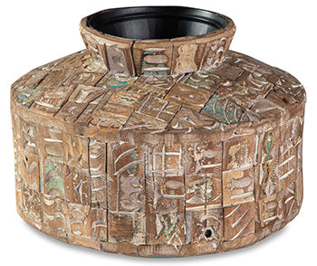 Vase Meltland Natural/Black