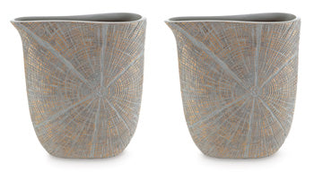 Vase (2/CS) Ardenley Antique Gold Finish