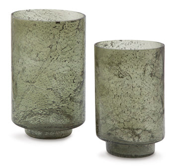 Candle Holder Set (2/CN) Clarkton Green