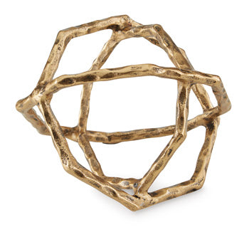 Sculpture Laddington Antique Brass Finish