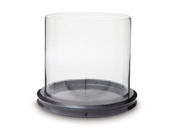 Candle Holder Saskia Clear/Black