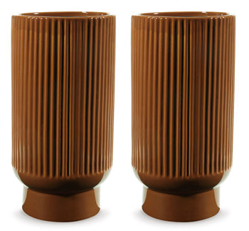 Vase (2/CS) Avalyah Burnt Umber