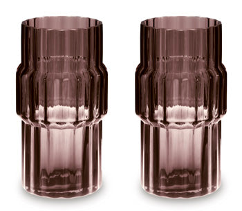 Vase (2/CS) Dorlow Mauve