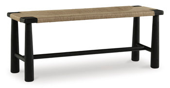 Accent Bench Acerman Black/Natural