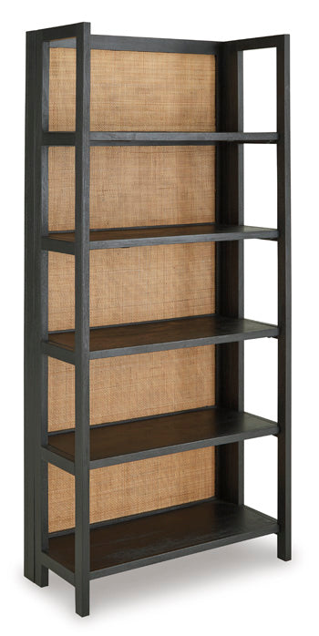 Bookcase Abyard Black/Natural