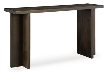 Console Sofa Table Jalenry Grayish Brown