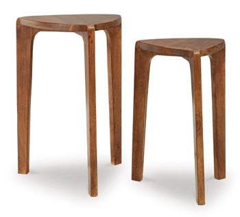 Accent Table Set (2/CN) Brynnleigh Medium Brown