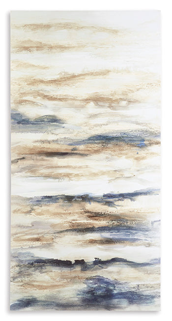 Wall Art Joely Blue/Tan