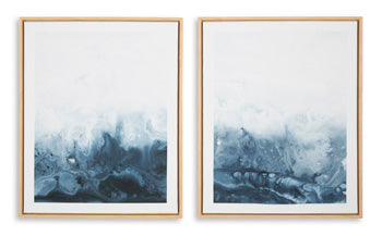 Wall Art Set (2/CN) Holport Blue/White