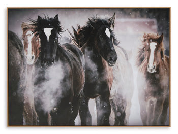 Wall Art Chaseburn Brown/Black/White