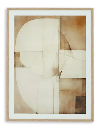 Wall Art Corlain Brown/Tan/White