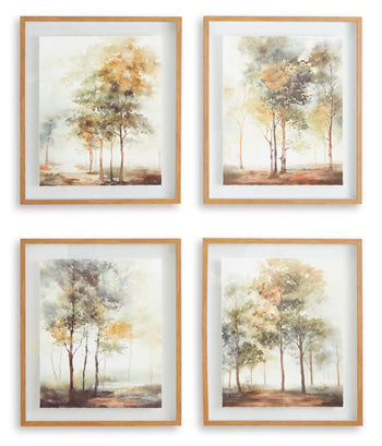 Wall Art Set (4/CN) Bryneford Multi