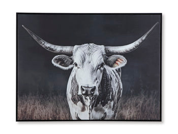 Wall Art Harlandale Black/White/Brown