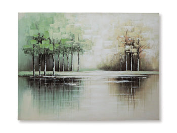 Wall Art Garlenridge Green/Tan/White