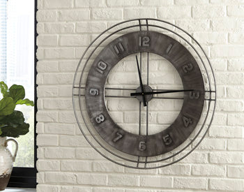 Wall Clock Ana Sofia Antique Gray