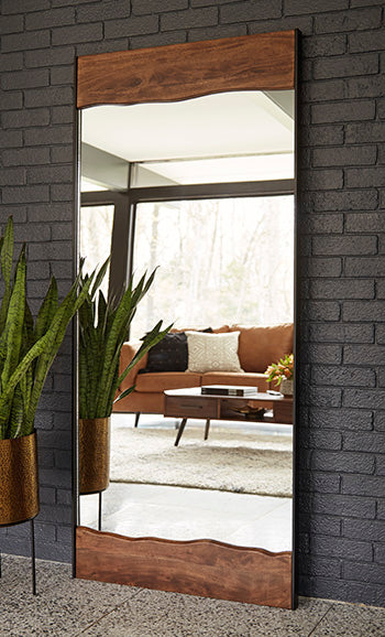 Floor Mirror Panchali Brown/Black