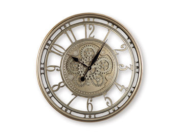 Wall Clock Gilover Champagne Finish