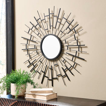 Accent Mirror Garrenworth Black