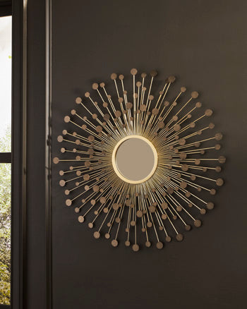 Accent Mirror Morwenna Bronze/Gold Finish