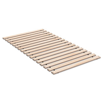 Twin Roll Slats Platform Brown