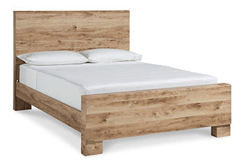 Queen Panel Footboard Hyanna Tan Brown