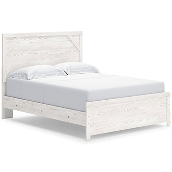 Queen Panel Rails Gerridan White/Gray