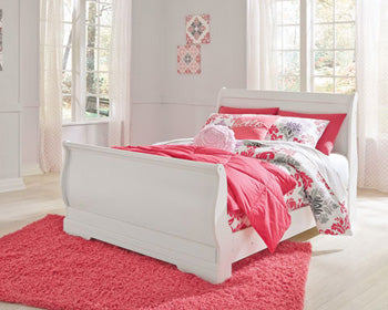Full Sleigh Footboard Anarasia White