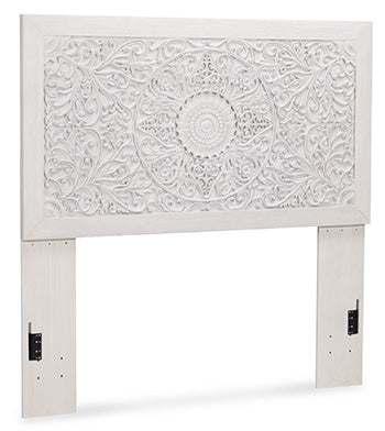 Full Panel Headboard Paxberry Whitewash