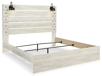 King Panel Footboard Cambeck Whitewash