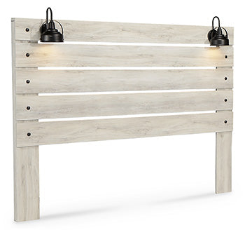 King Panel Headboard Cambeck Whitewash