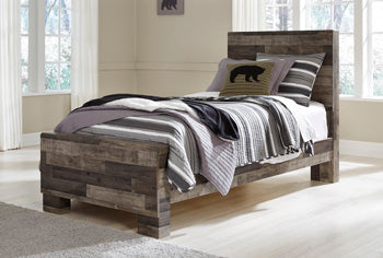 Twin Panel Headboard Derekson Multi Gray