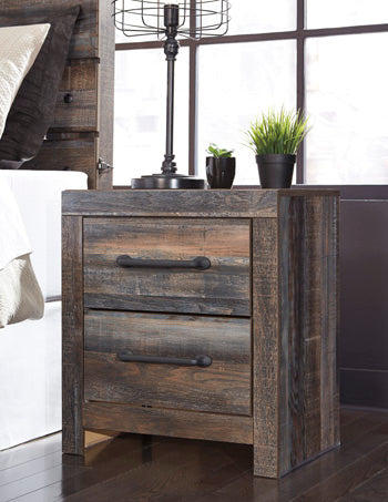 Two Drawer Night Stand Drystan Multi