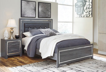 Queen Panel Footboard Lodanna Gray