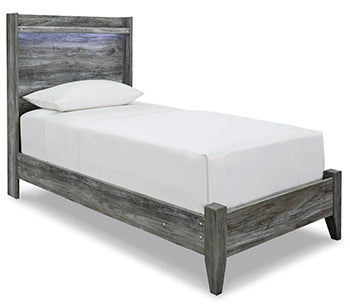 Twin Panel Footboard w/Rails Baystorm Gray